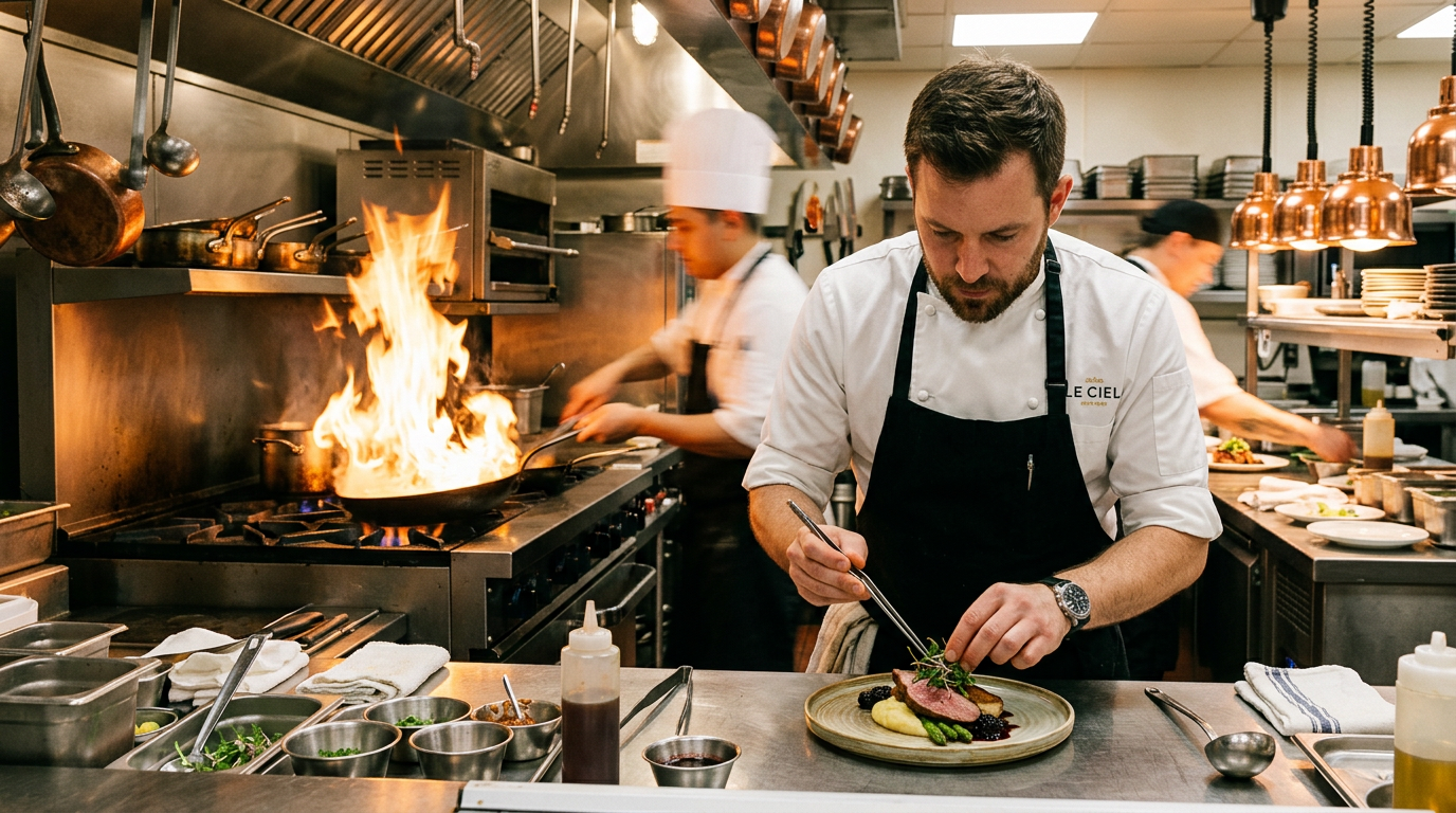 Cocina en acción